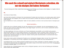 Tablet Screenshot of killerwerbetexten.de